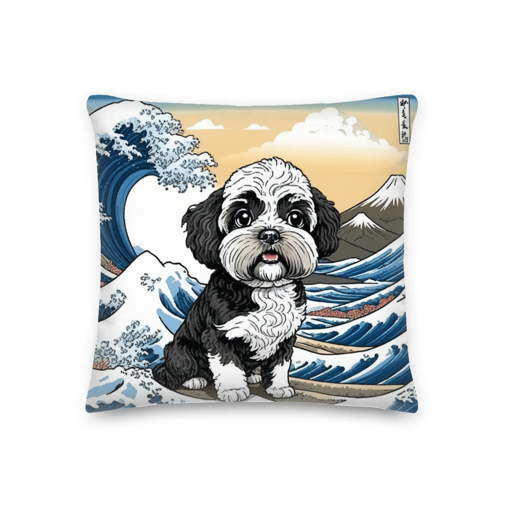 PugMug Custom Lily Premium Pillow