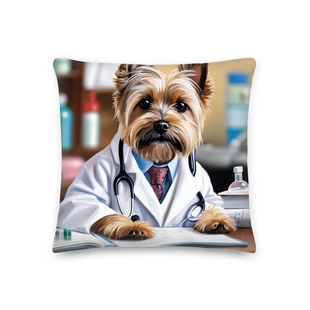 PugMug Custom Cairn Terrier Premium Pillow