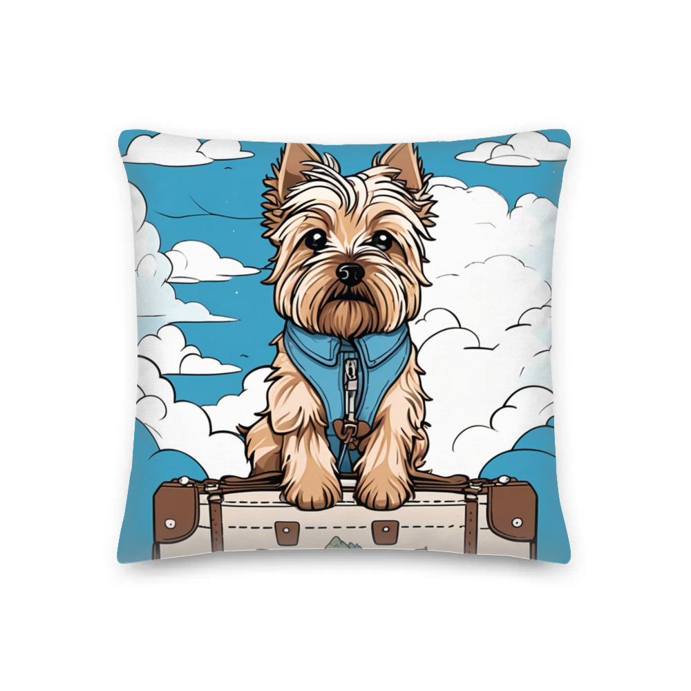 PugMug Custom Cairn Terrier Premium Pillow
