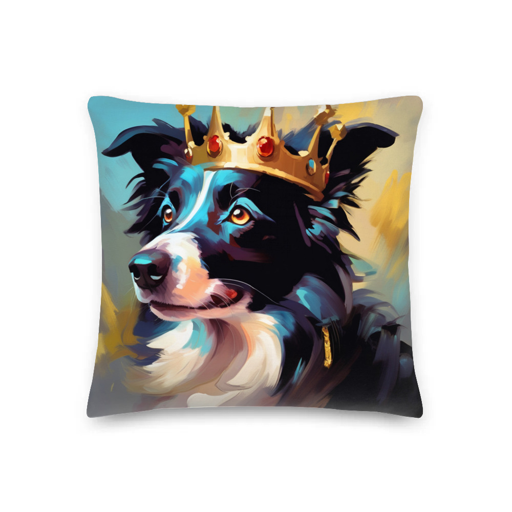 PugMug Custom Border Collie Premium Pillow
