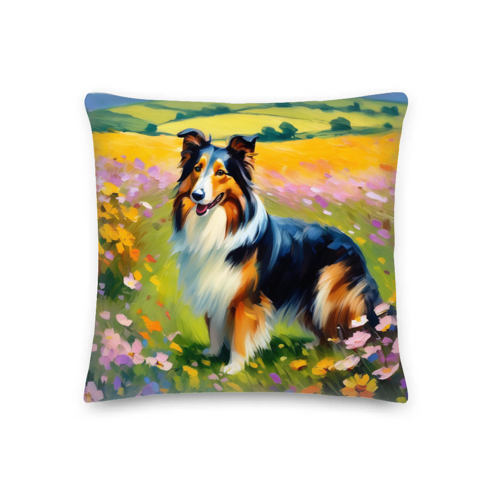 PugMug Custom Collie Premium Pillow
