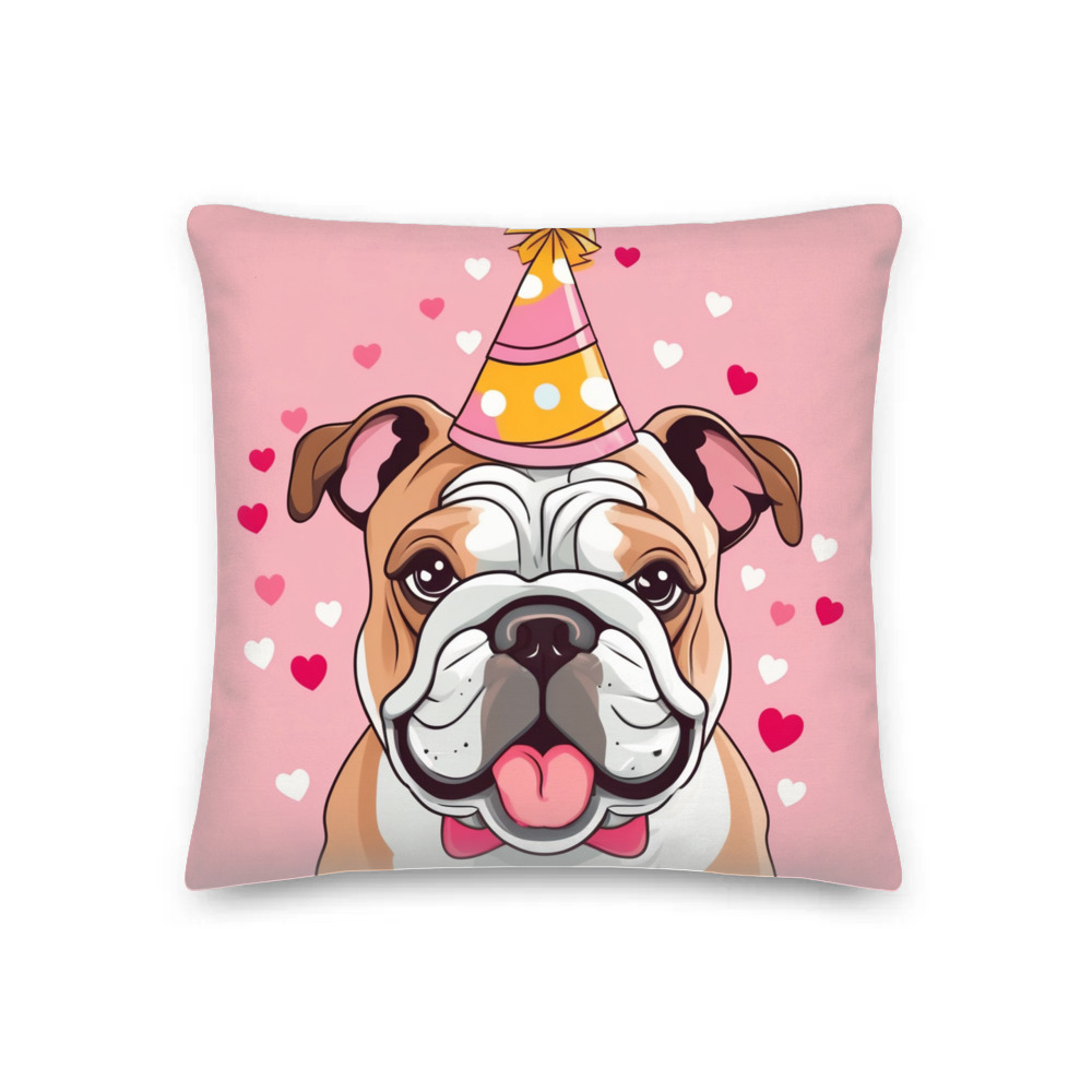 PugMug Custom Bulldog Premium Pillow