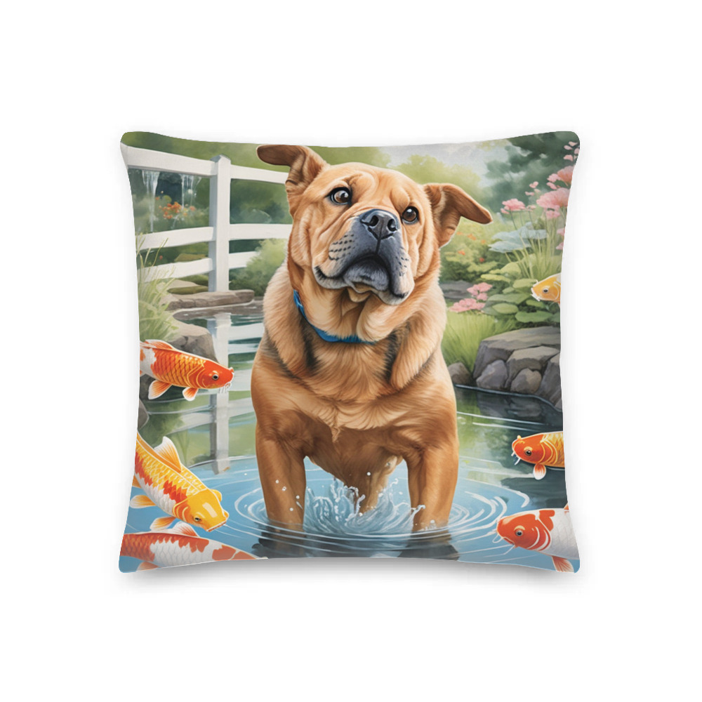 PugMug Custom Halina Premium Pillow