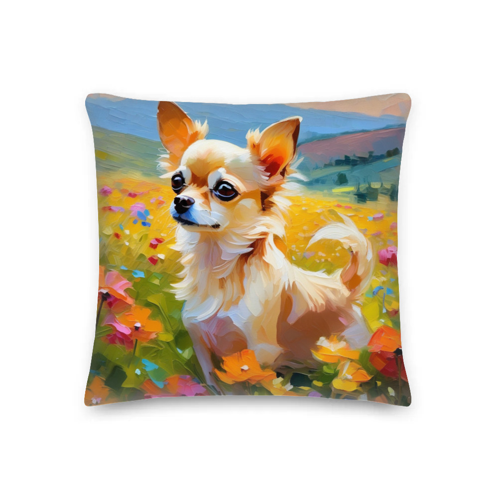 PugMug Custom Chihuahua Premium Pillow