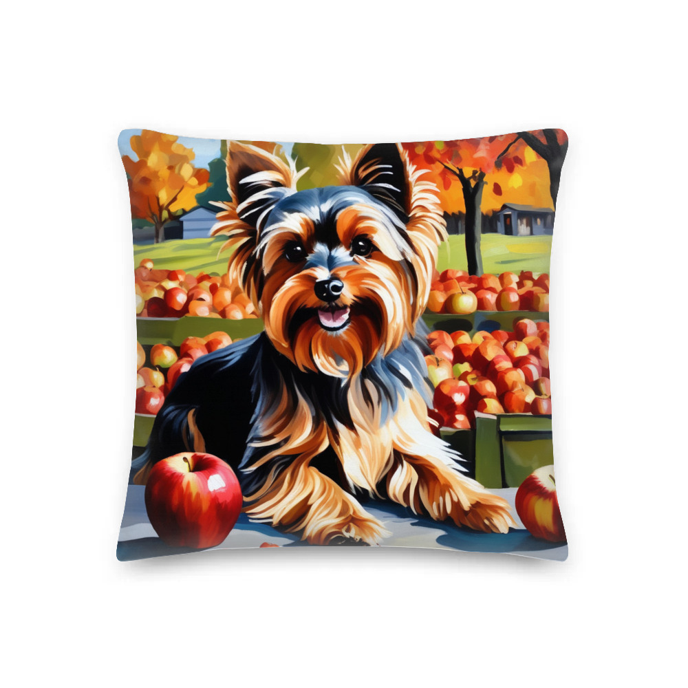 PugMug Custom Yorkshire Terrier Premium Pillow