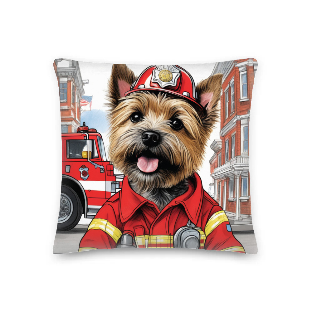 PugMug Custom Cairn Terrier Premium Pillow