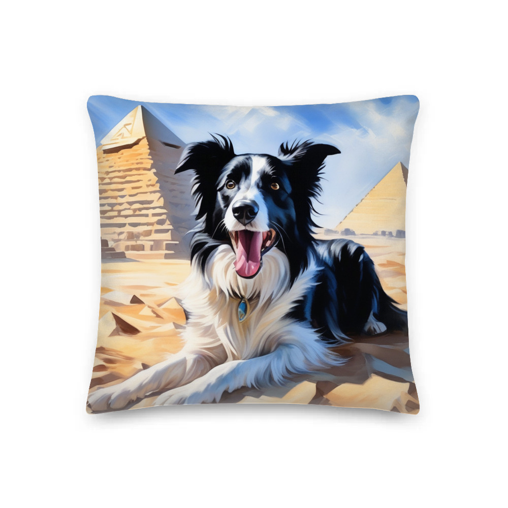 PugMug Custom Border Collie Premium Pillow