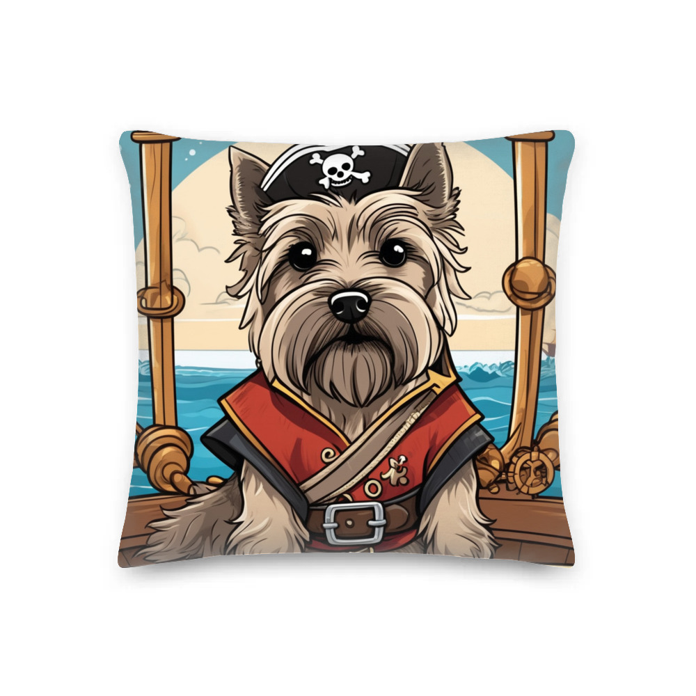 PugMug Custom Cairn Terrier Premium Pillow