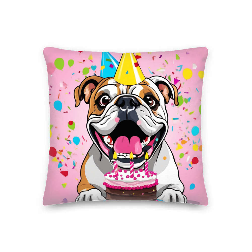 PugMug Custom Bulldog Premium Pillow