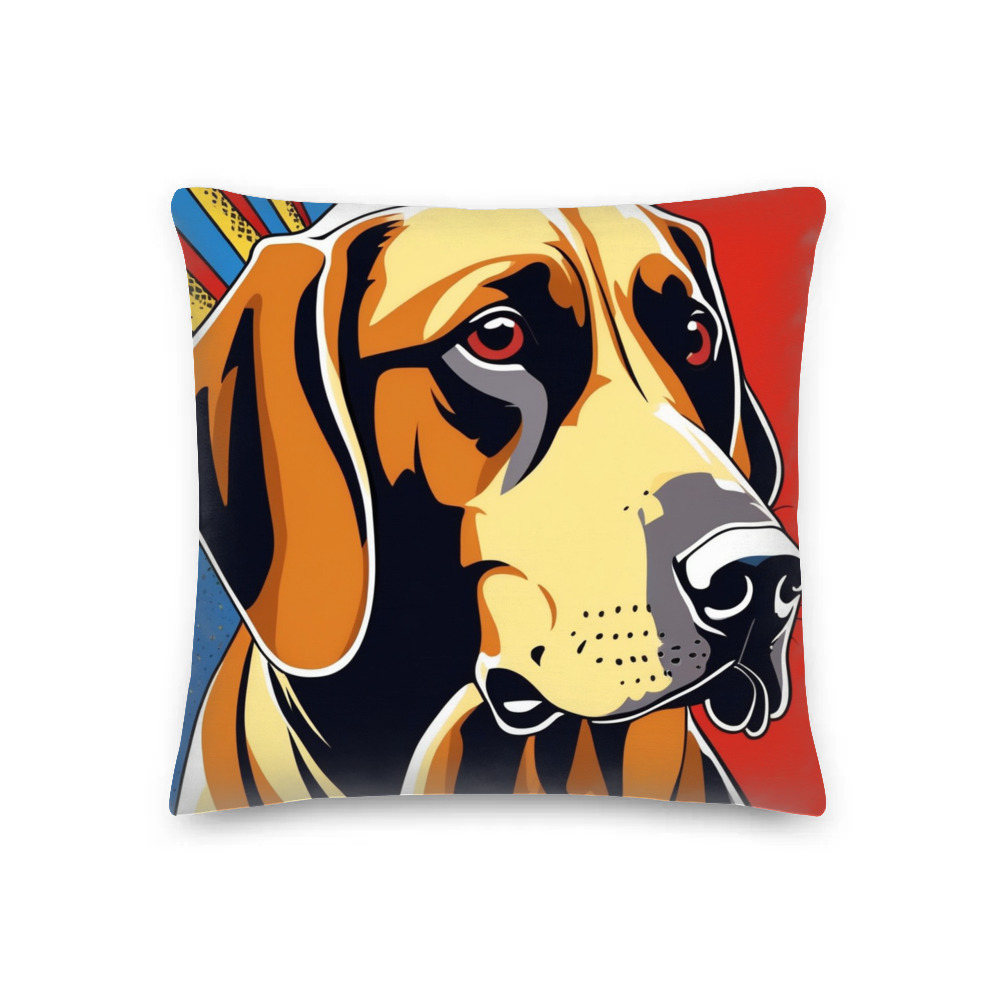 PugMug Custom Bloodhound Premium Pillow