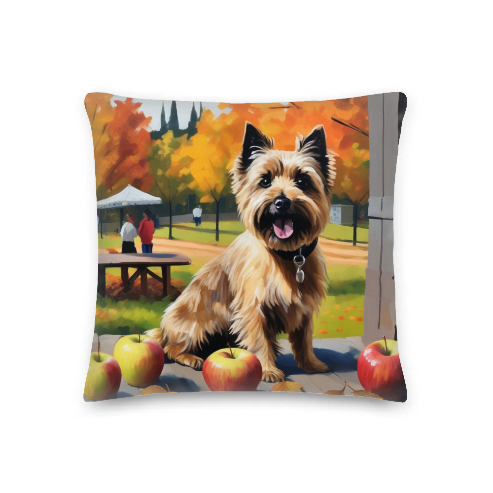 PugMug Custom Cairn Terrier Premium Pillow