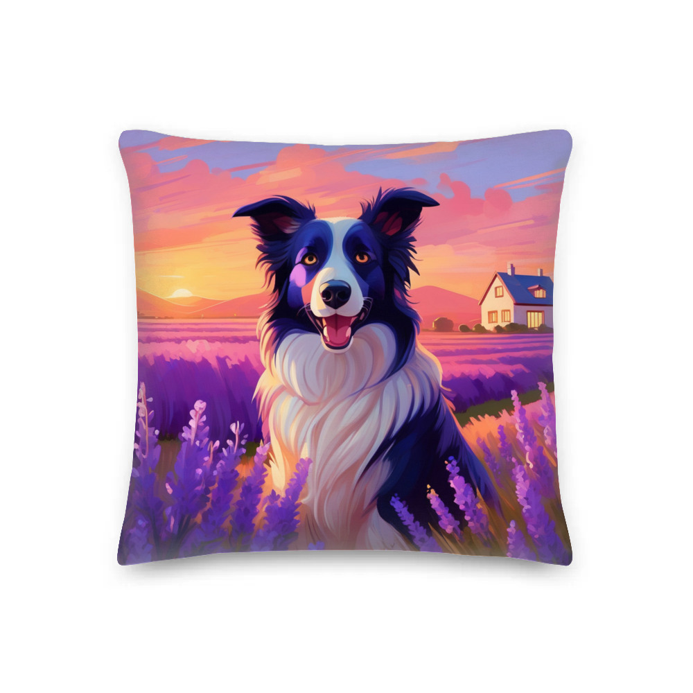 PugMug Custom Border Collie Premium Pillow