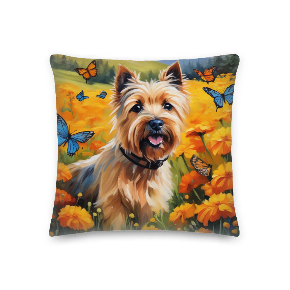 PugMug Custom Cairn Terrier Premium Pillow