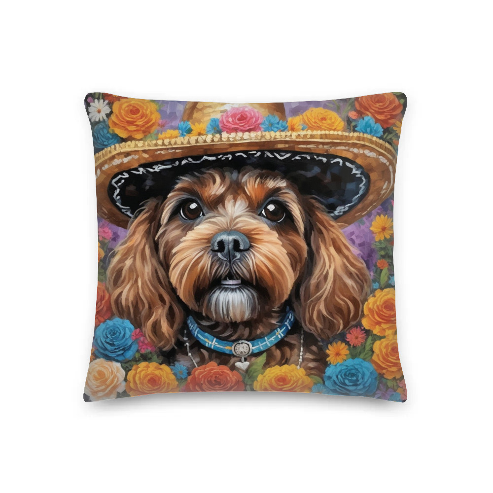 PugMug Custom Lily Premium Pillow