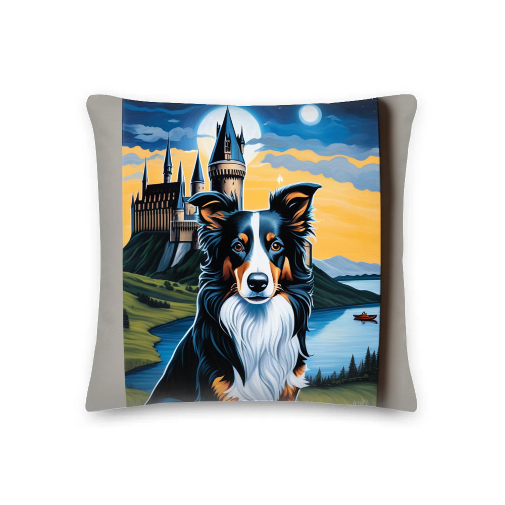 PugMug Custom Border Collie Premium Pillow