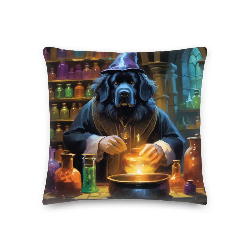 PugMug Custom Newfoundland Premium Pillow