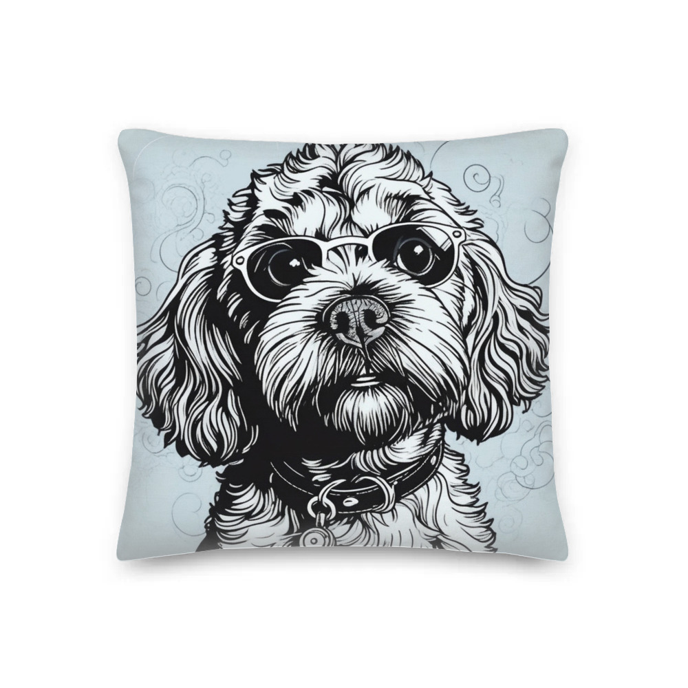 PugMug Custom Lily Premium Pillow