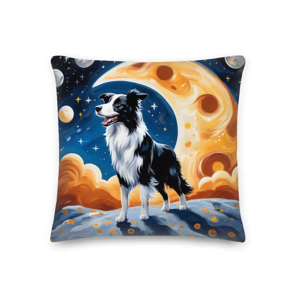 PugMug Custom Border Collie Premium Pillow