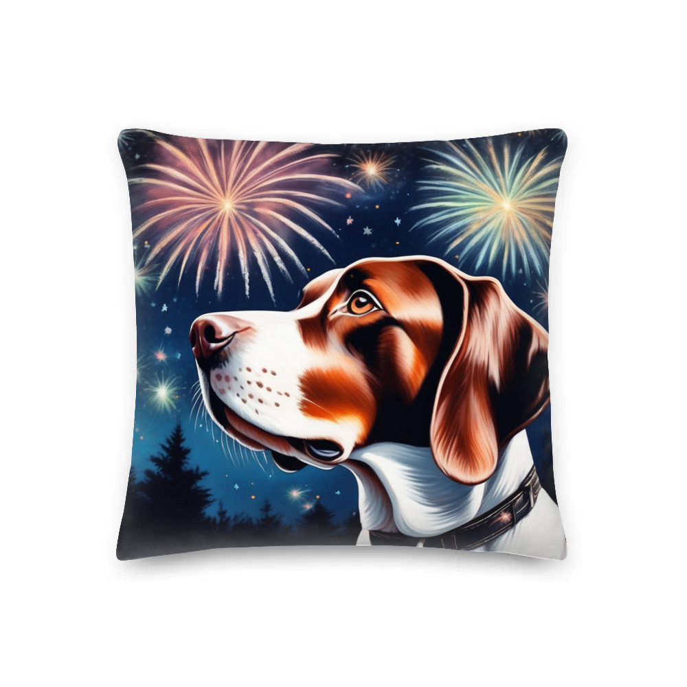 PugMug Custom Pointer Dog Premium Pillow