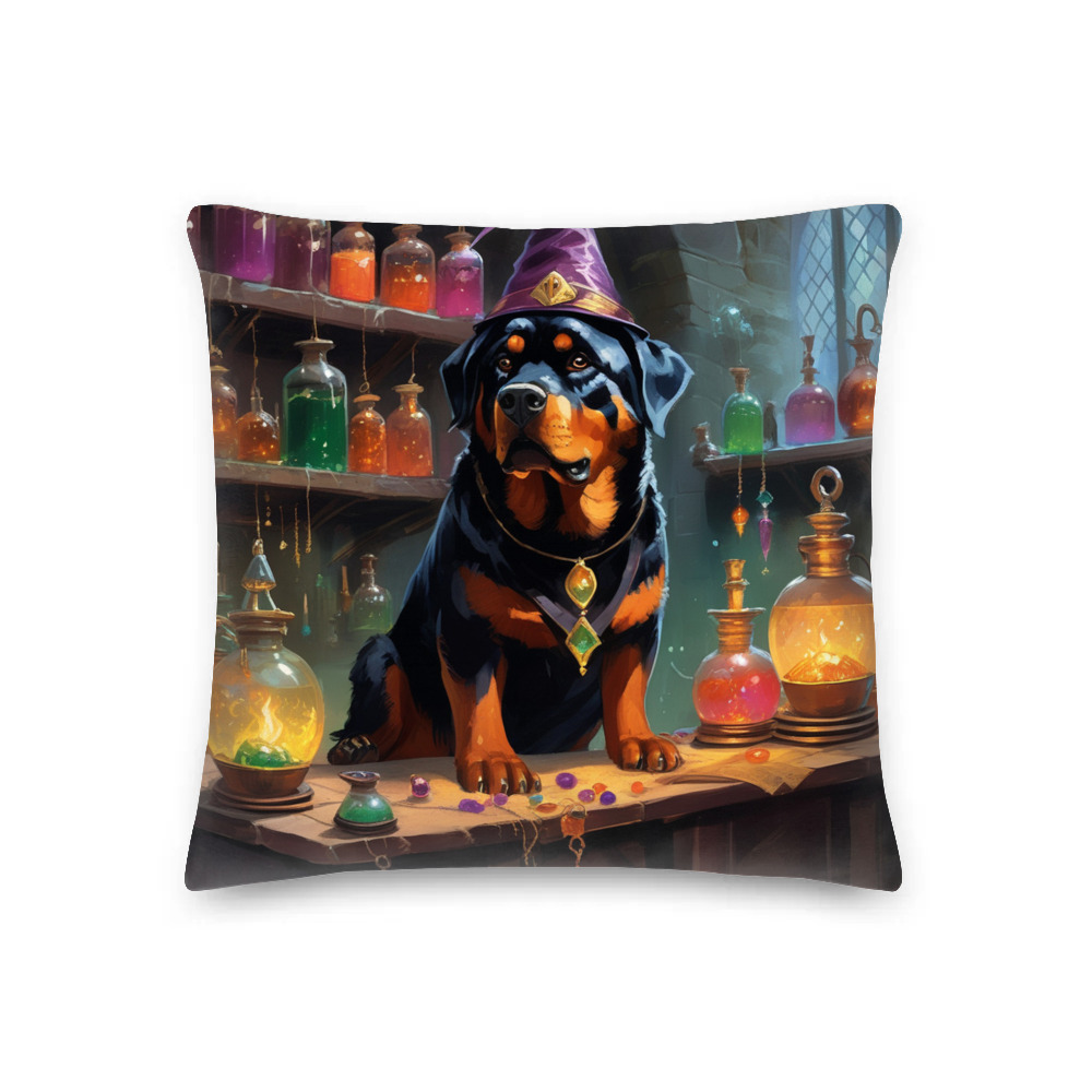 PugMug Custom Rottweiler Premium Pillow