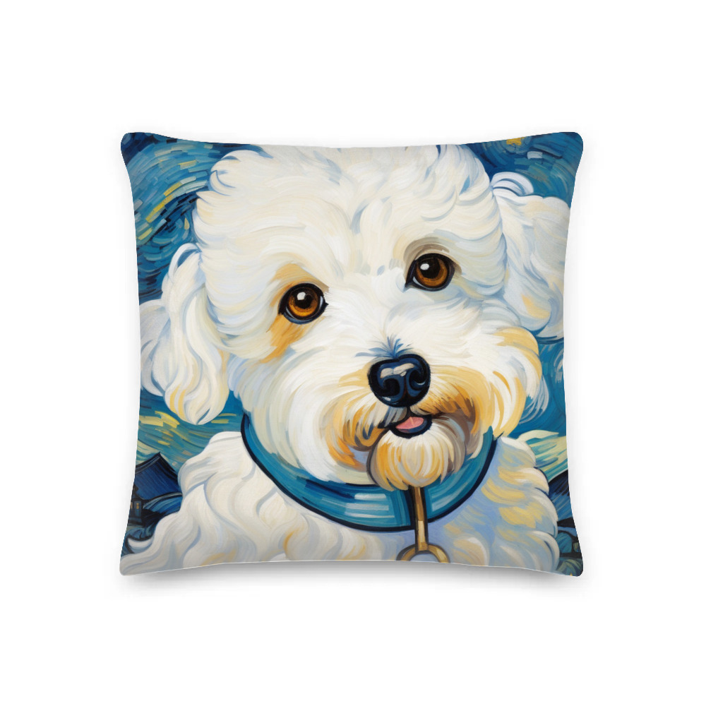 PugMug Custom Bichons Frise Premium Pillow