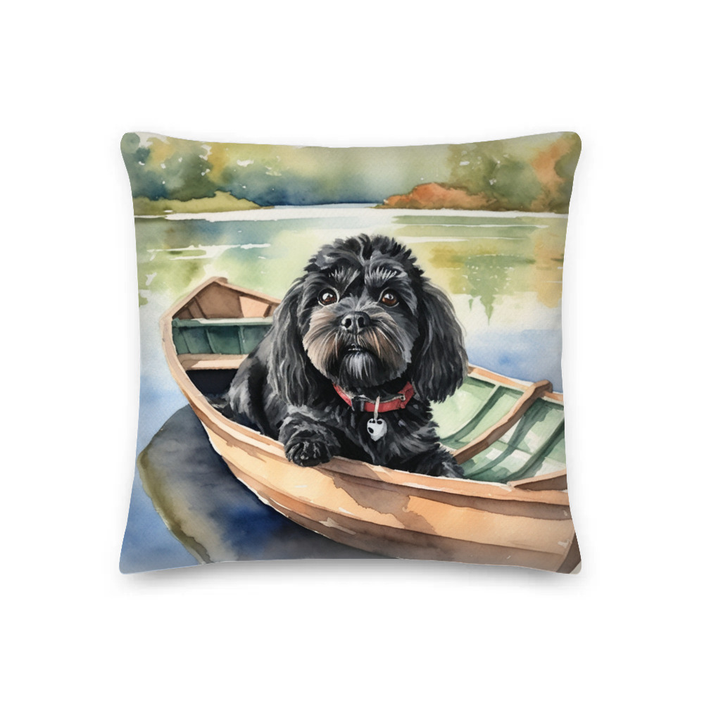 PugMug Custom Lily Premium Pillow