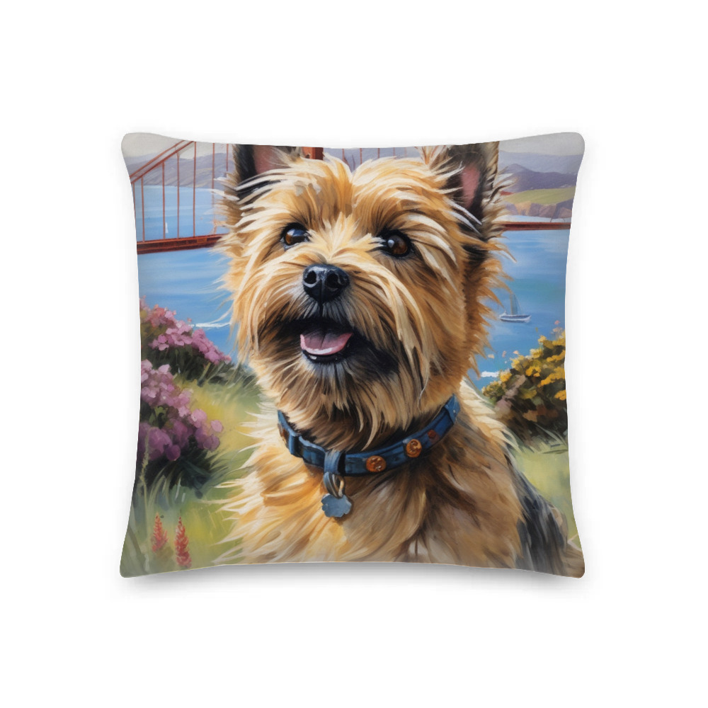 PugMug Custom Cairn Terrier Premium Pillow