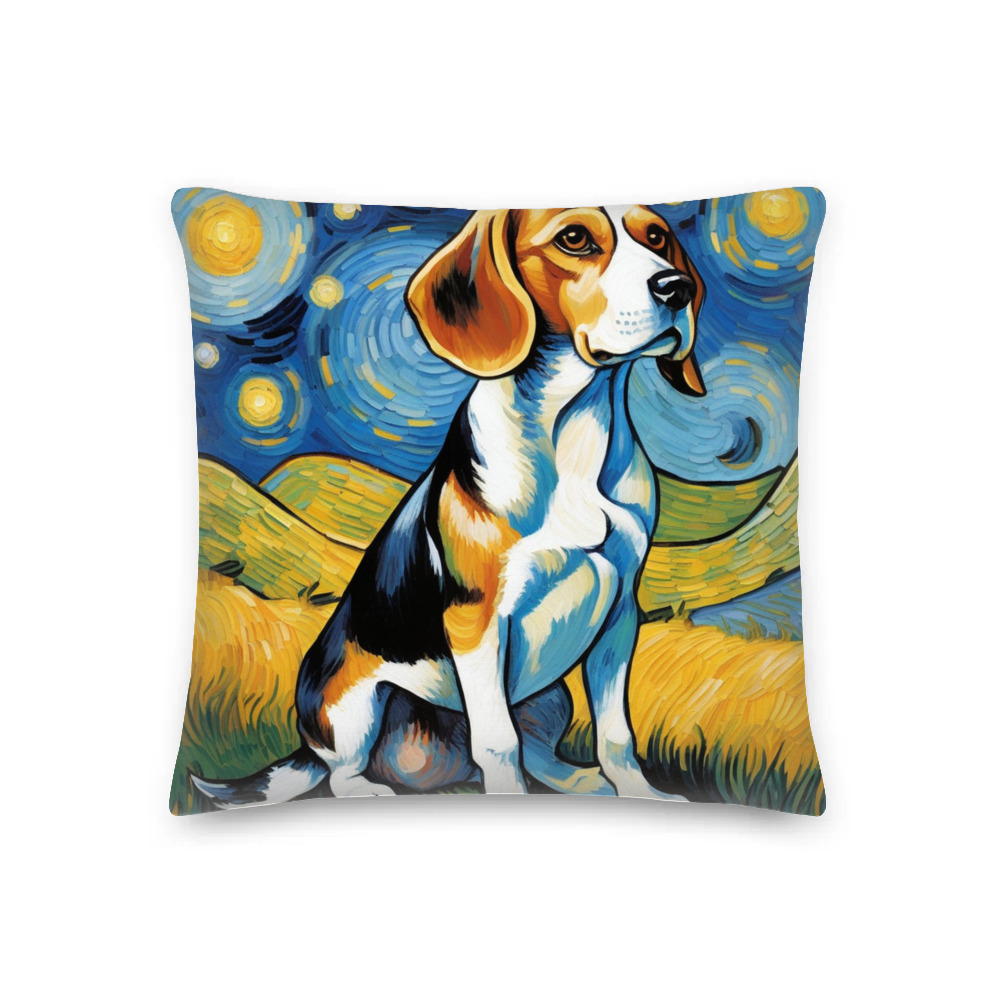 PugMug Custom Beagle Premium Pillow