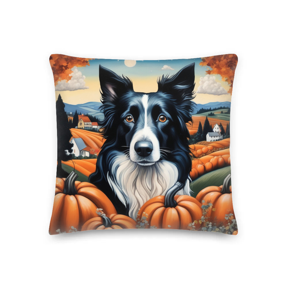 PugMug Custom Border Collie Premium Pillow