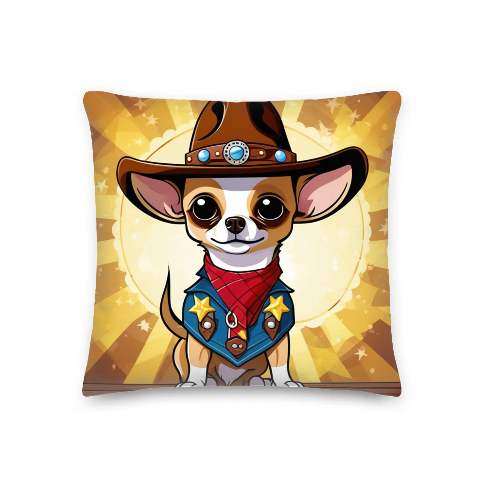 PugMug Custom Chihuahua Premium Pillow