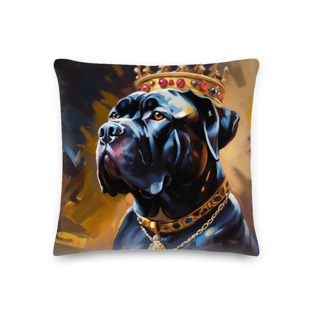 PugMug Custom Cane Corso Premium Pillow