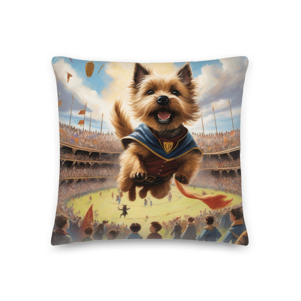 PugMug Custom Cairn Terrier Premium Pillow