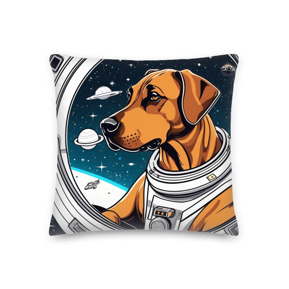 PugMug Custom Rhodesian Ridgeback Premium Pillow