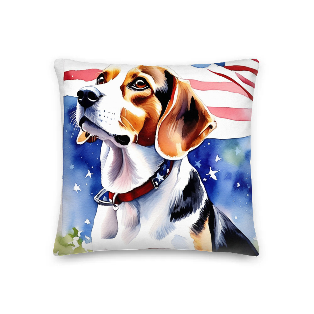 PugMug Custom Beagle Premium Pillow