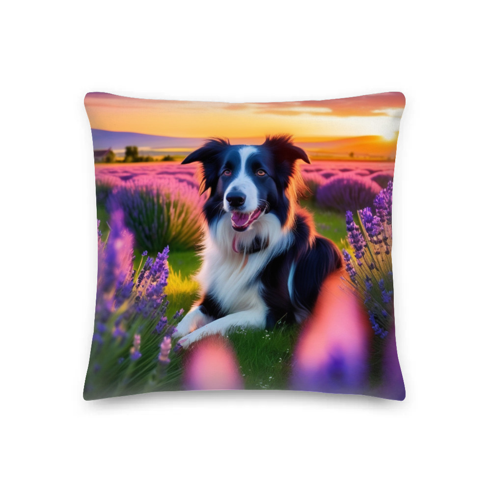 PugMug Custom Border Collie Premium Pillow