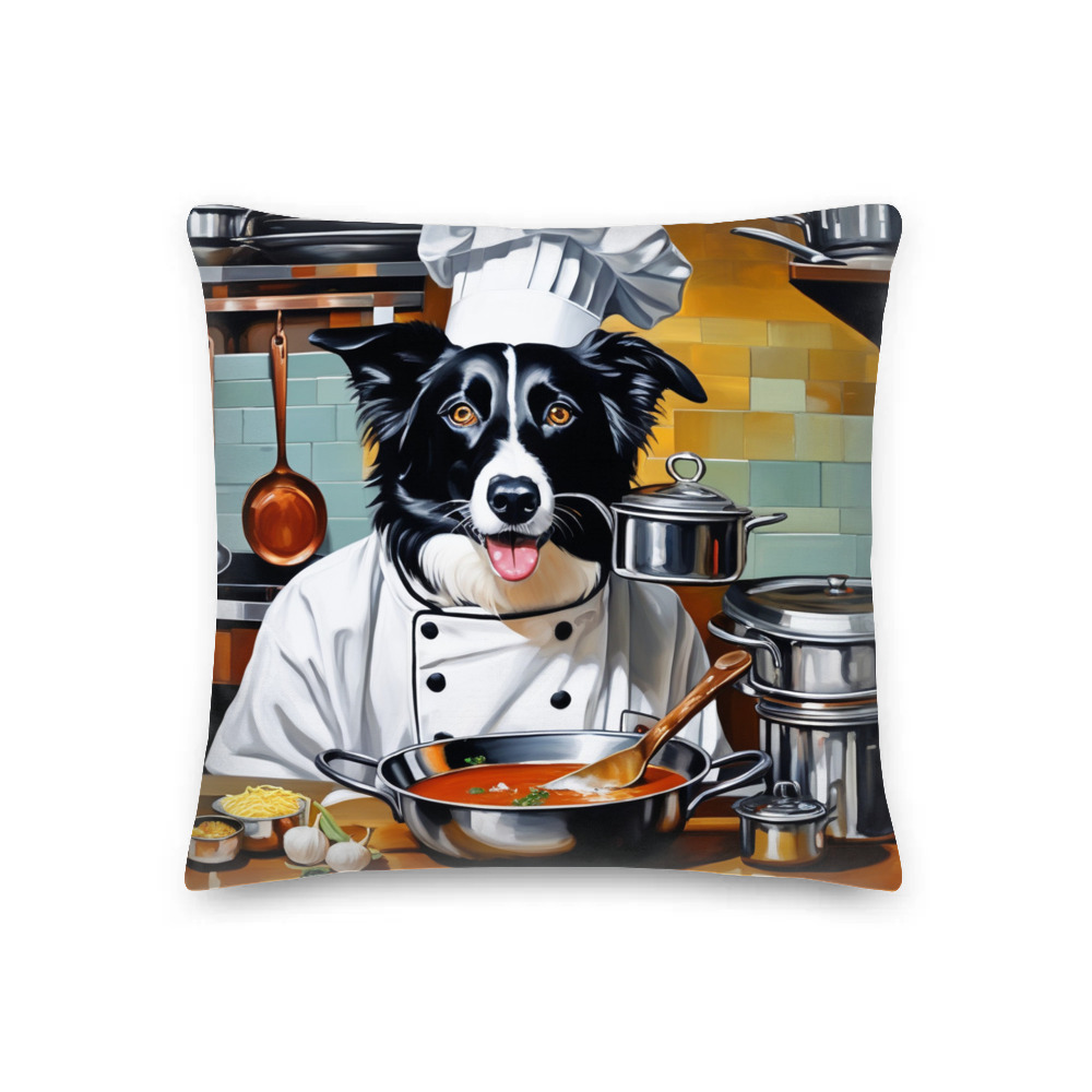 PugMug Custom Border Collie Premium Pillow