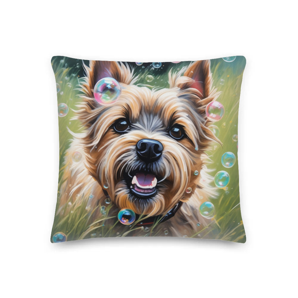 PugMug Custom Cairn Terrier Premium Pillow