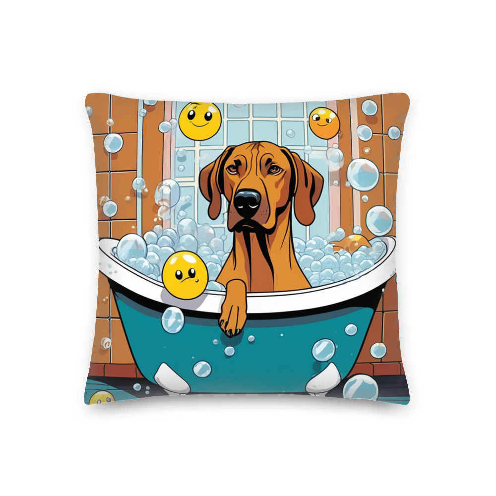 PugMug Custom Rhodesian Ridgeback Premium Pillow