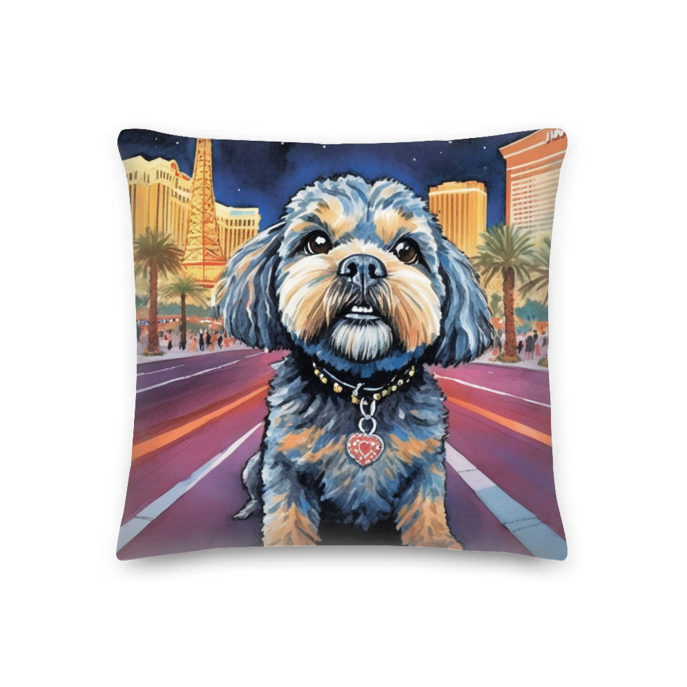 PugMug Custom Lily Premium Pillow