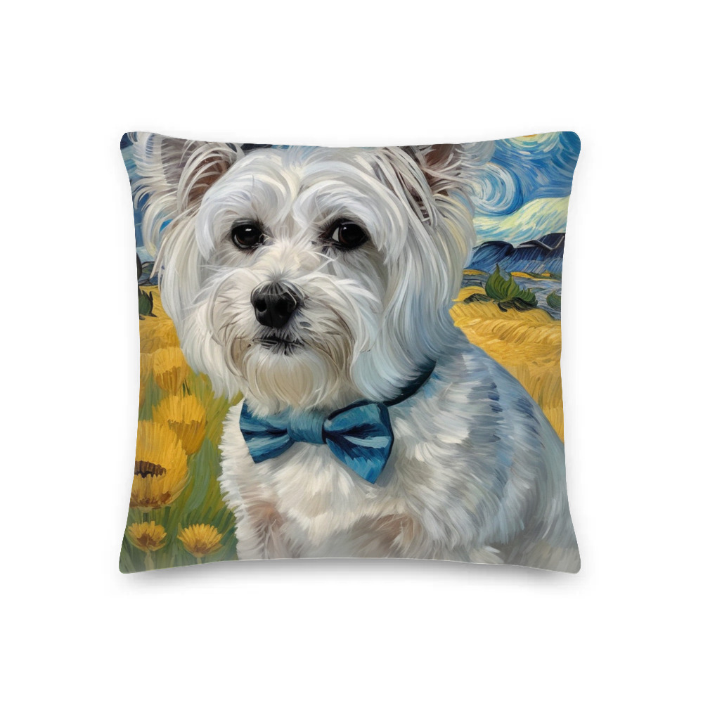 PugMug Custom Leo Premium Pillow