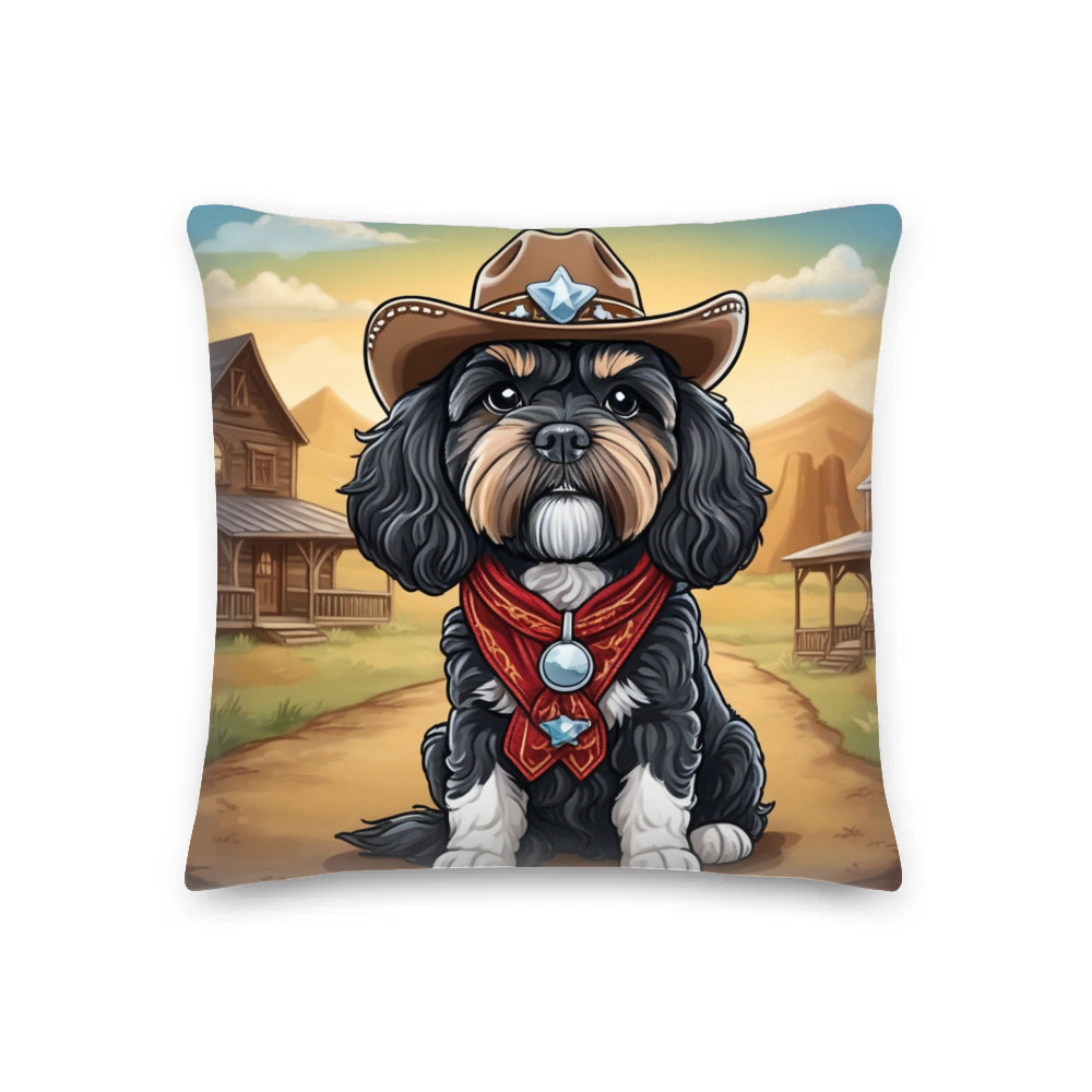 PugMug Custom Lily Premium Pillow