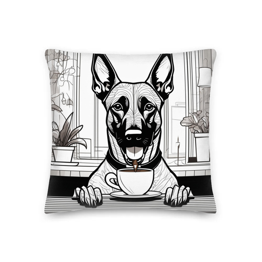 PugMug Custom Belgian Malinois Premium Pillow