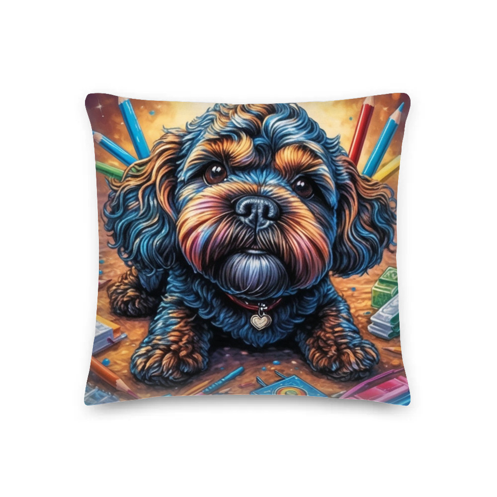 PugMug Custom Lily Premium Pillow