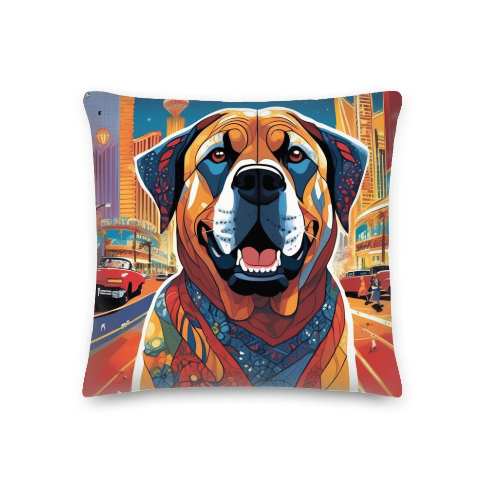PugMug Custom Mastiff Premium Pillow