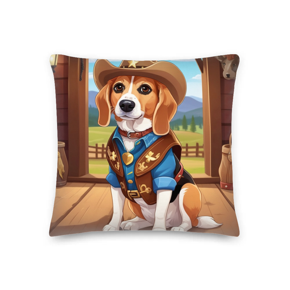 PugMug Custom Munchkin Premium Pillow