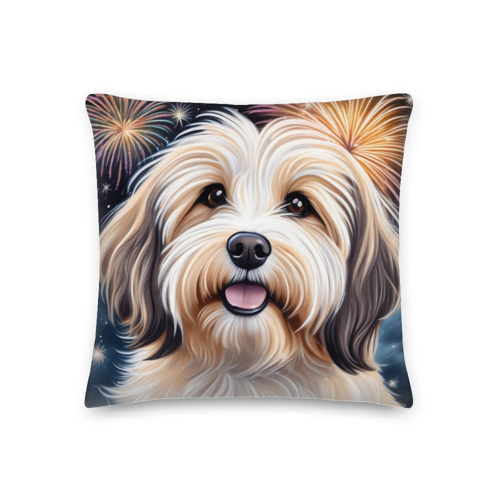 PugMug Custom Tan Havanese Dog Premium Pillow
