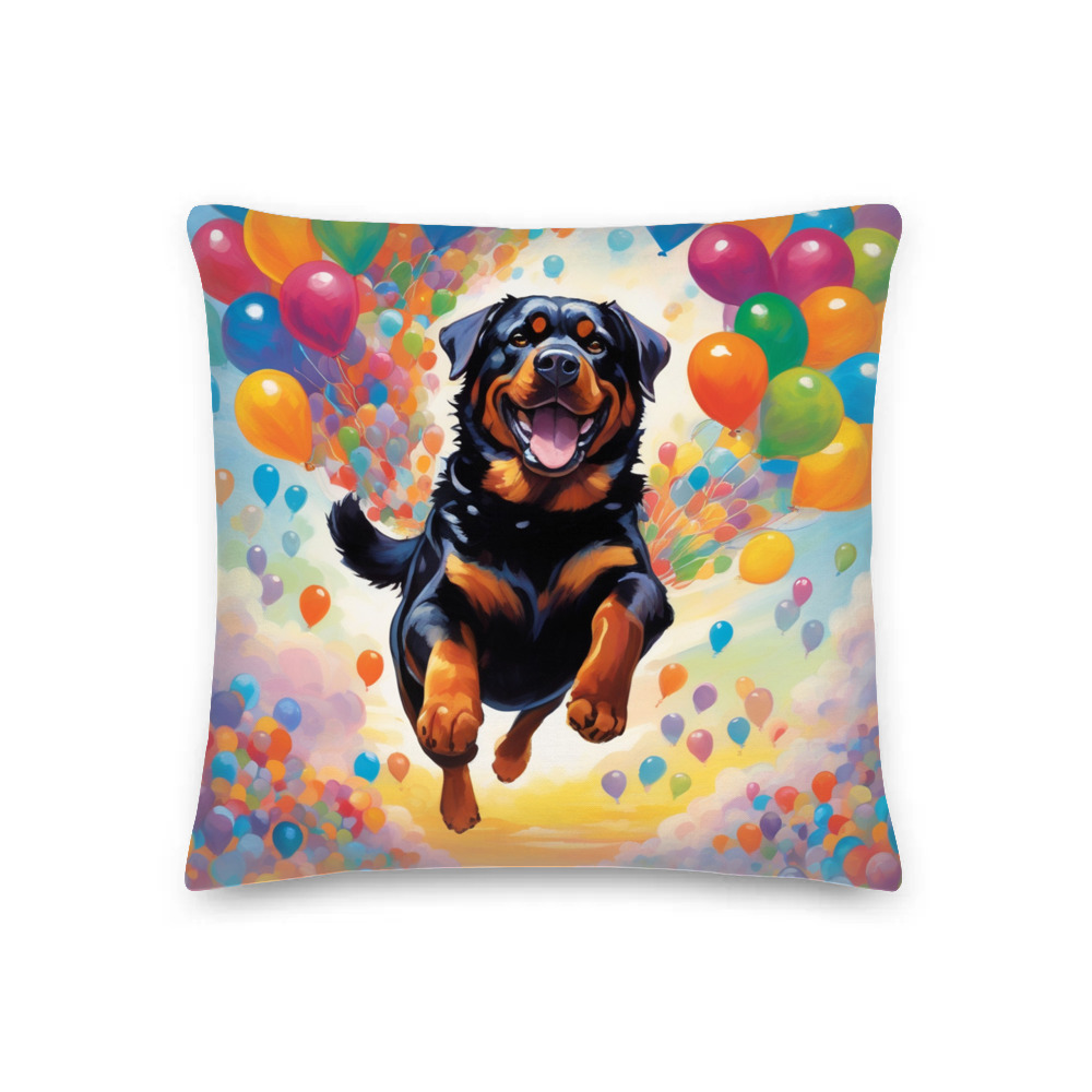 PugMug Custom Rottweiler Premium Pillow