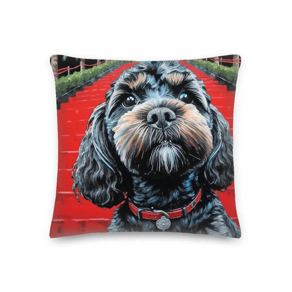 PugMug Custom Lily Premium Pillow