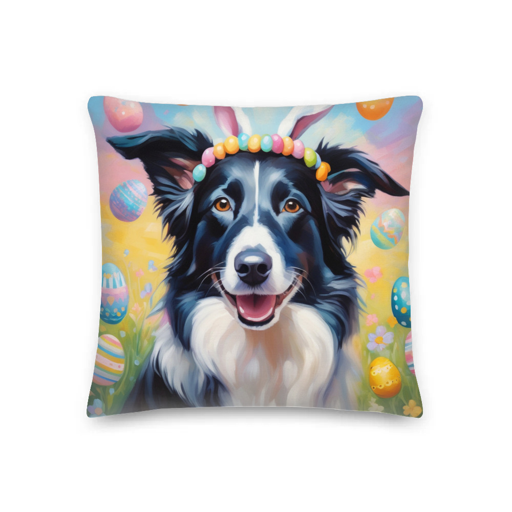 PugMug Custom Border Collie Premium Pillow