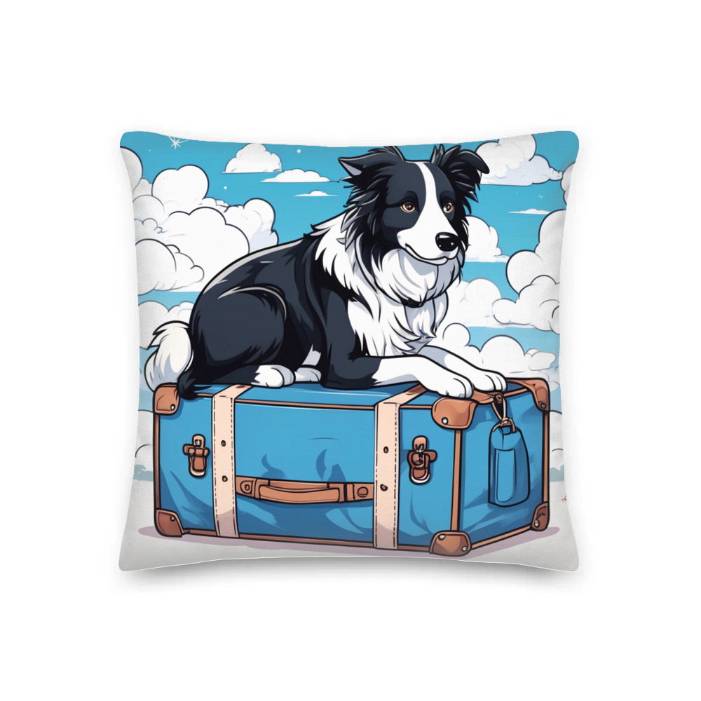 PugMug Custom Border Collie Premium Pillow